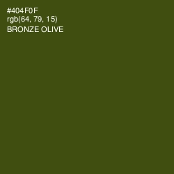 #404F0F - Bronze Olive Color Image